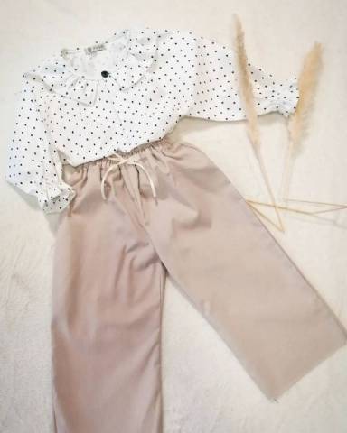 Ensemble blouse et pantalon 