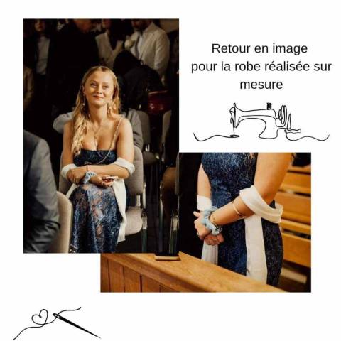 Robe sur-mesure en dentelle